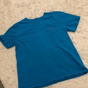 Kids blue polo shirt